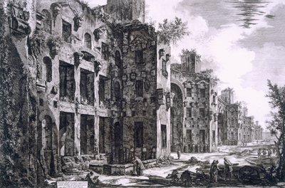 De Baden van Diocletianus, 1743 door Giovanni Battista Piranesi